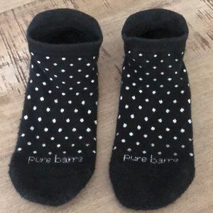 Pure Barre Polka Dot Socks